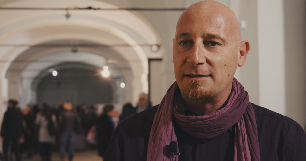 4 - Interview with artist at annual exhibition accademia arte